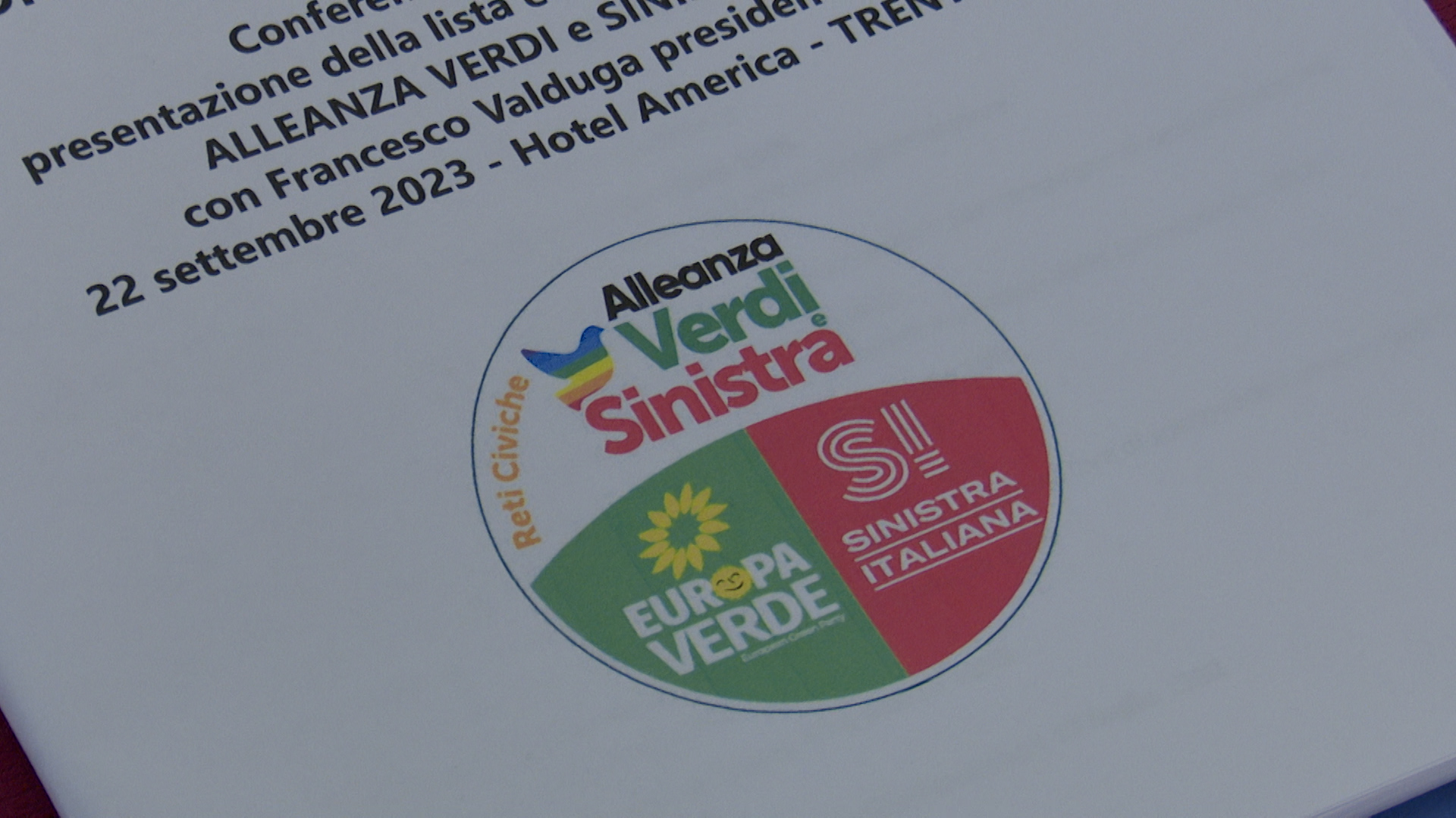Alleanza Verdi e Sinistra, l'alleanza nell'Alleanza News Trentino TV